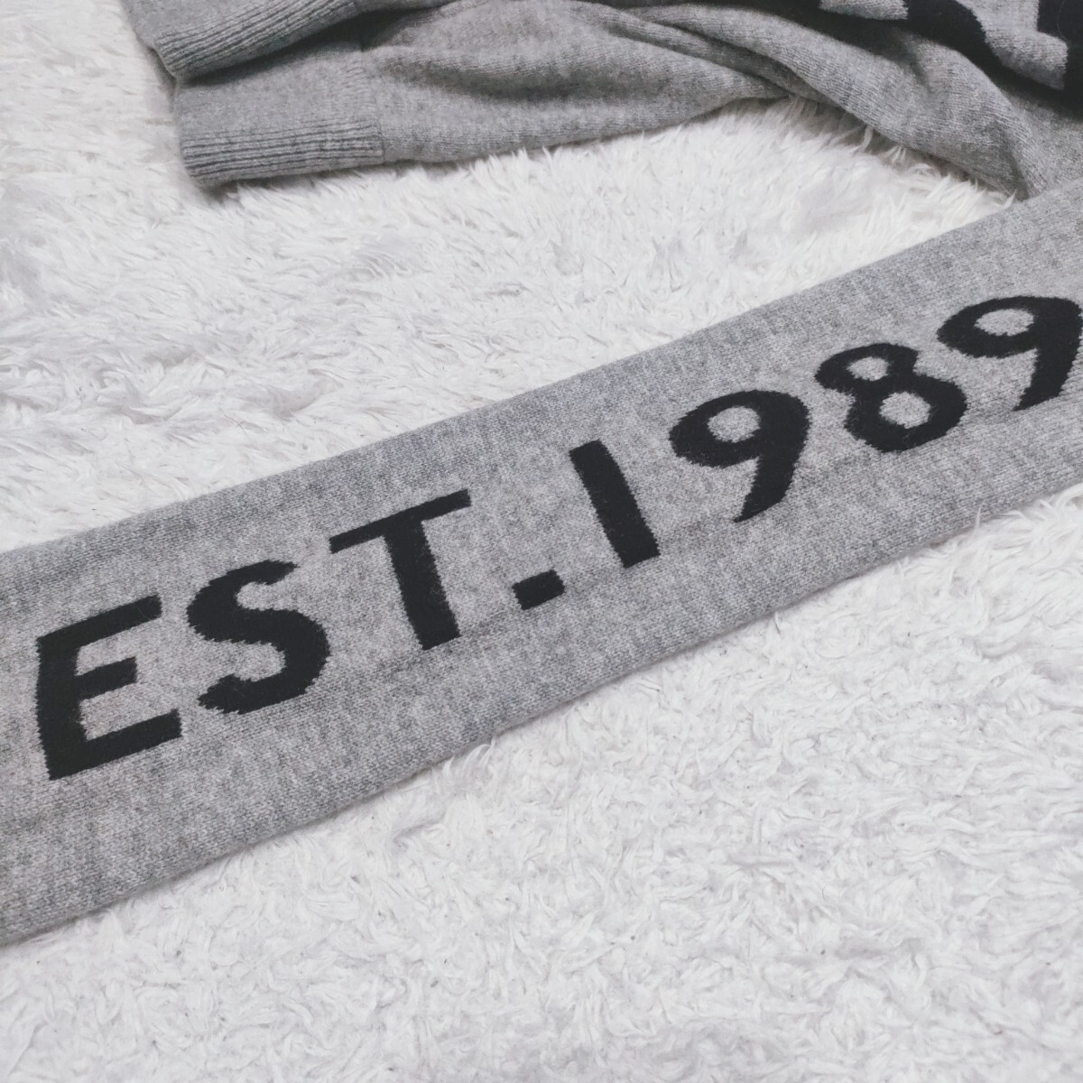 希少Lサイズ【極美品 カシミヤ100%】PEARLY GATES パーリーゲイツ ドライバーズニット セーター ジャケット ゴルフウェア デカロゴ メンズ_10