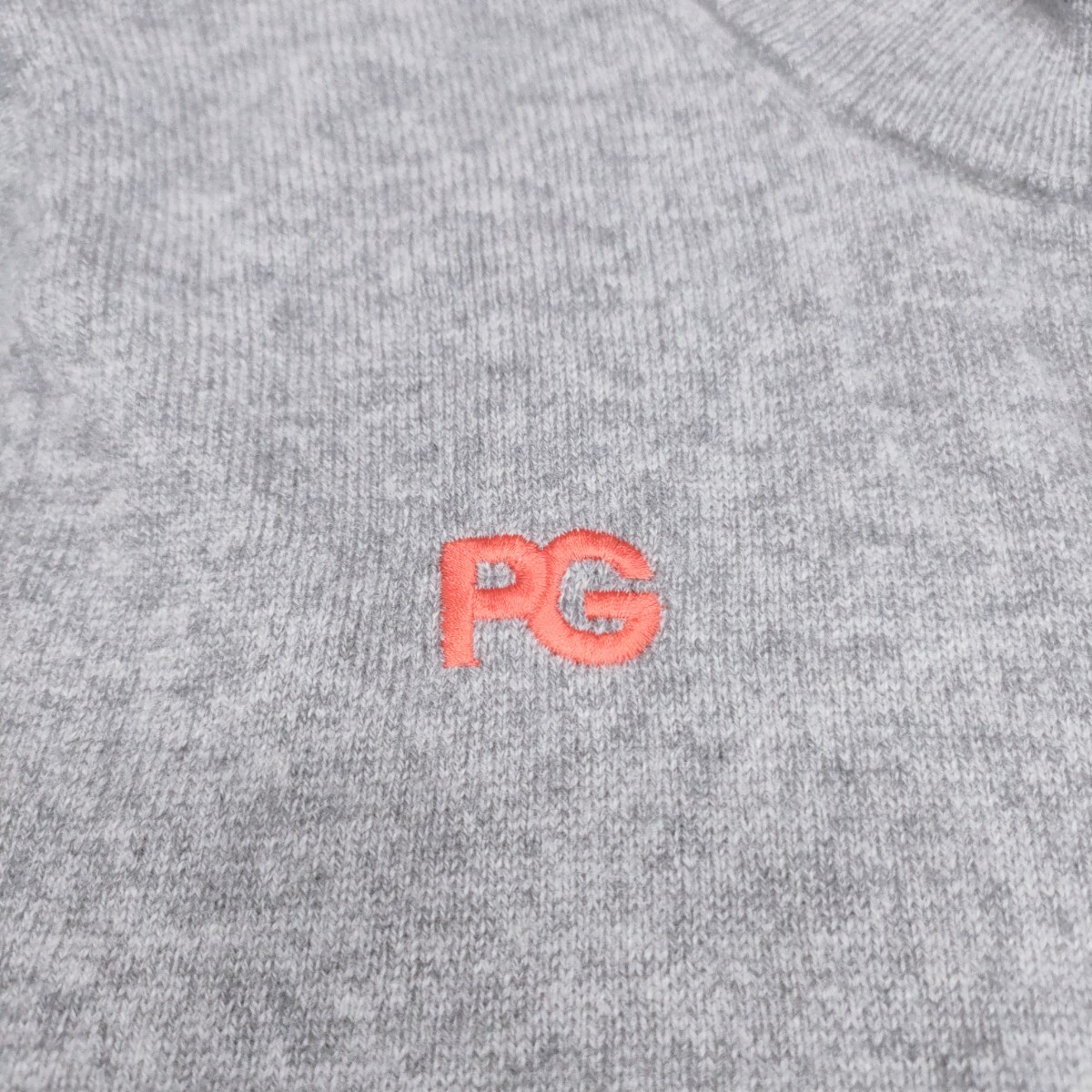 希少Lサイズ【極美品 カシミヤ100%】PEARLY GATES パーリーゲイツ ドライバーズニット セーター ジャケット ゴルフウェア デカロゴ メンズ_9