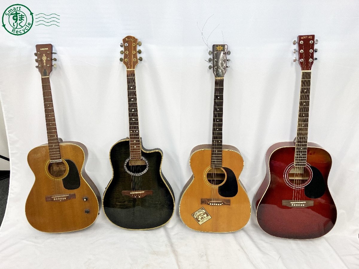 BC0104552　■【直接引取限定】1円~ Morris HONEY BEE EL Martin 他 アコースティックギター 12点まとめ売り 弦楽器 ジャンク品 中古_2