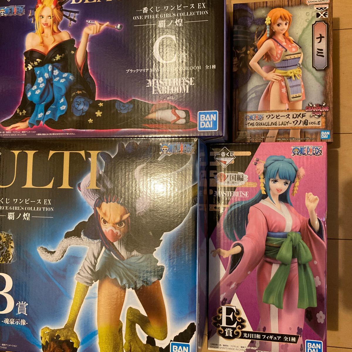 ワンピース EX 一番くじ 魂豪示像 ワノ国 ブラックマリア うるティ ナミ 日和 フィギュア コレクタブル 牛まる 傳ジロー 開封品 グラメン_2