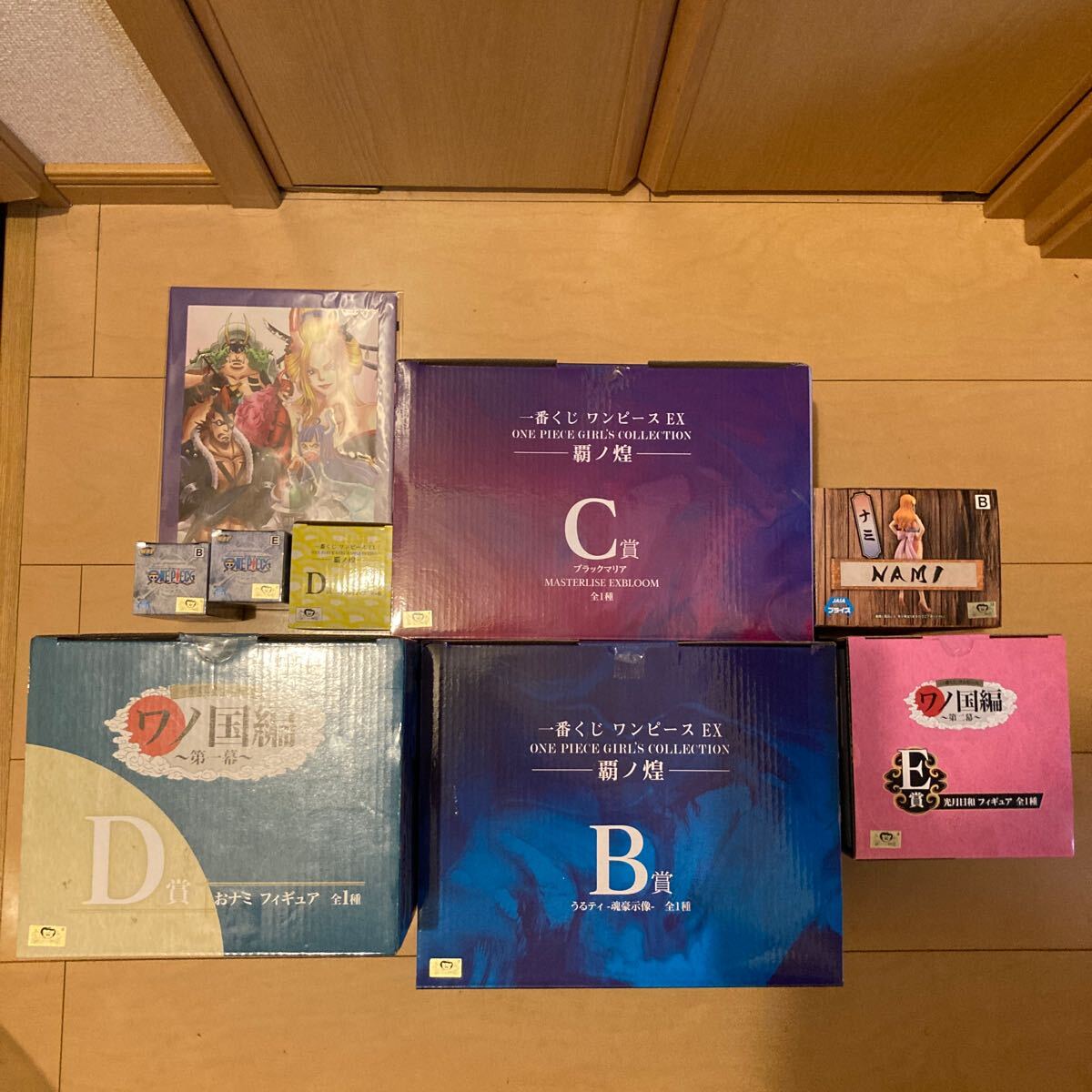 ワンピース EX 一番くじ 魂豪示像 ワノ国 ブラックマリア うるティ ナミ 日和 フィギュア コレクタブル 牛まる 傳ジロー 開封品 グラメン_7