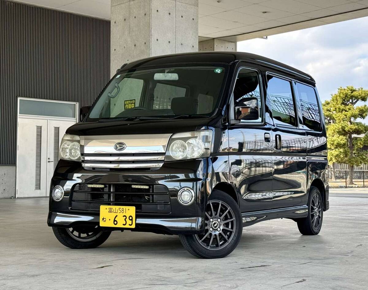 平成19年 ダイハツ アトレーワゴン カスタム RS ターボ車 4WD 車検8年5月まで! HIDライト! ナビ/キーレス/アルミ! タイベル交換済! 売切!_2