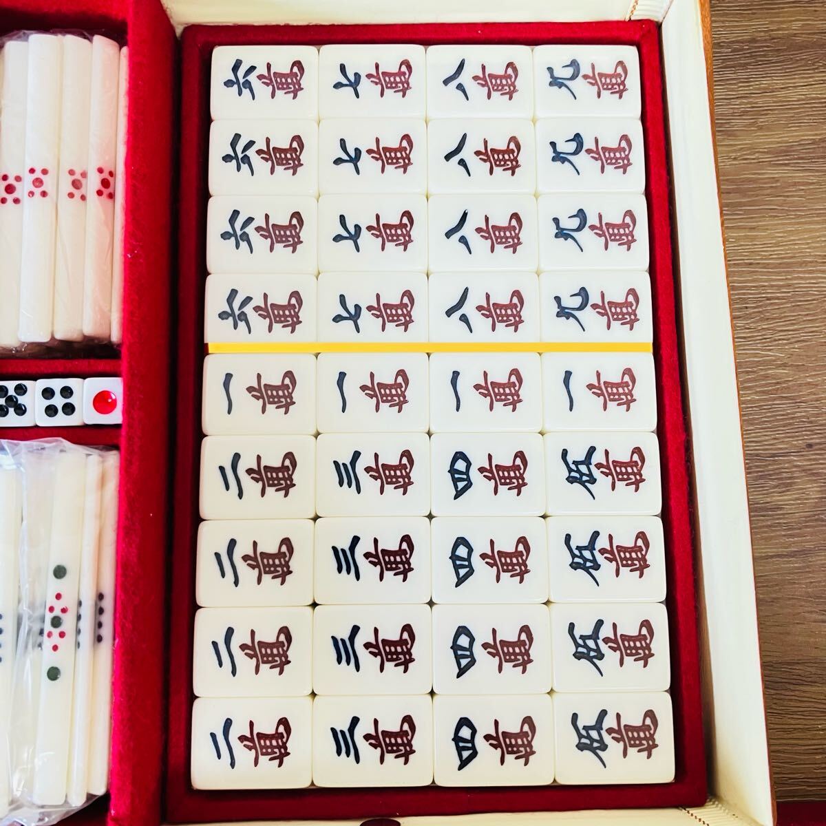新品未使用】麻雀牌 ミズノ丸一製 麻雀パイ 昭和レトロ ケース入り