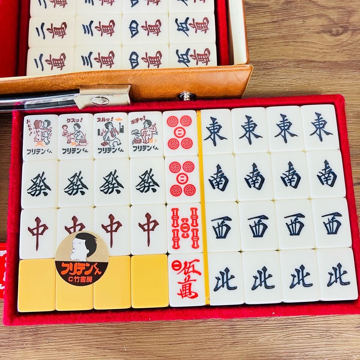 新品未使用】麻雀牌 ミズノ丸一製 麻雀パイ 昭和レトロ ケース入り