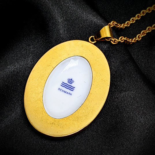 21692】ロイヤルコペンハーゲン ROYALCOPENHAGEN ネックレス 花柄