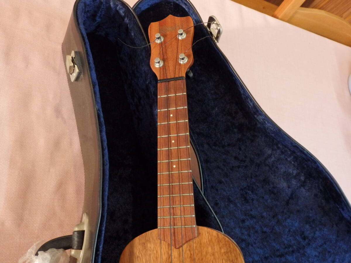 Keahi ケアヒ　ソプラノウクレレ 　全て単板　手作り品　ジエイクシマブクロも　愛用したメーカーです。ハードケース付き_4