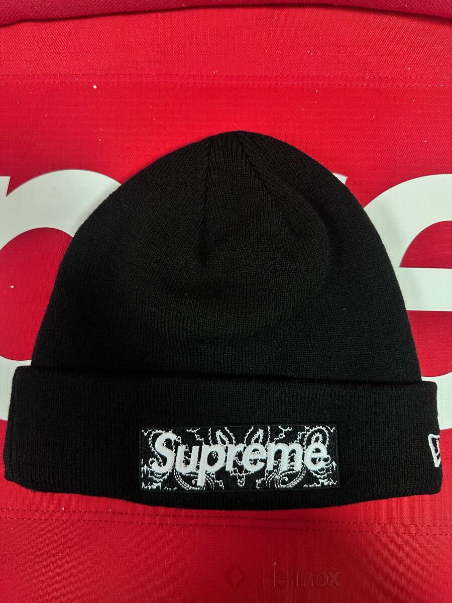 シュプリーム 24AW Bandana Big Logo Beanie バンダナビッグロゴニット