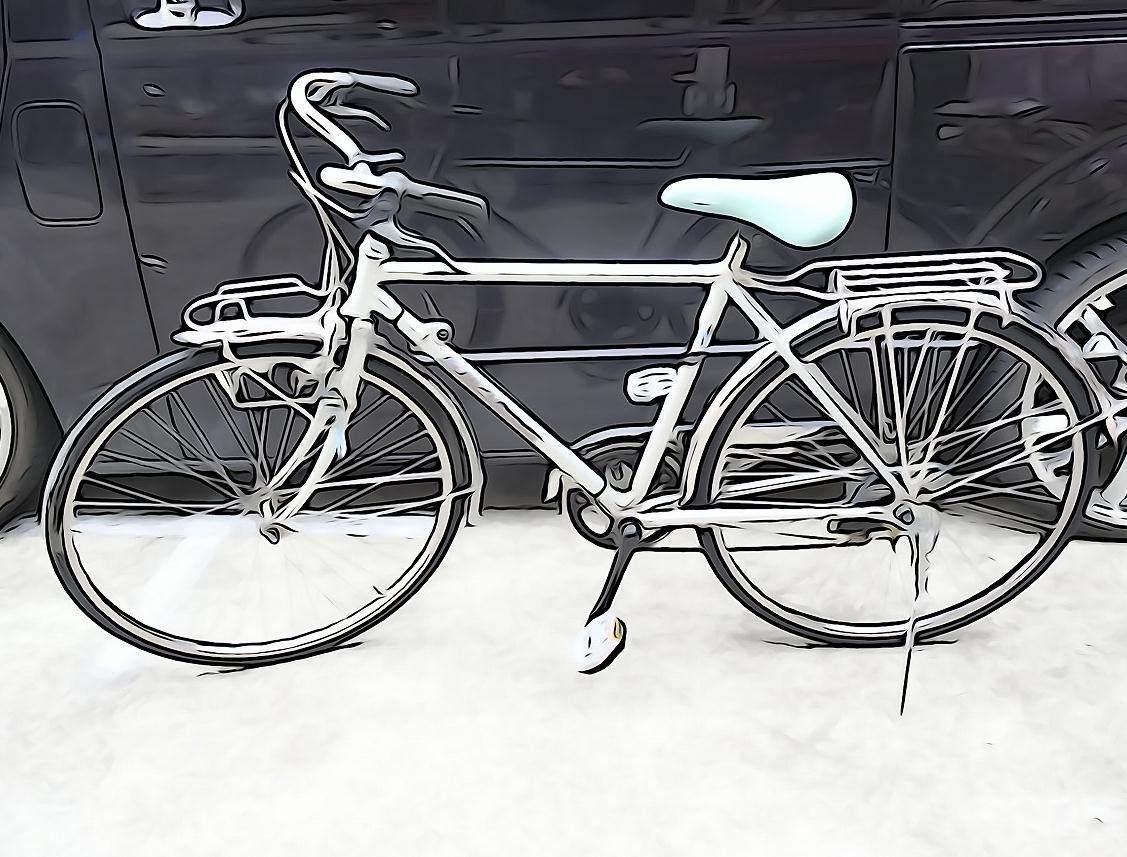 （Nz024340）希少！ yamaguchi 自転車 campus mate 自転車 26インチ アンティーク レトロ 当時物 _1