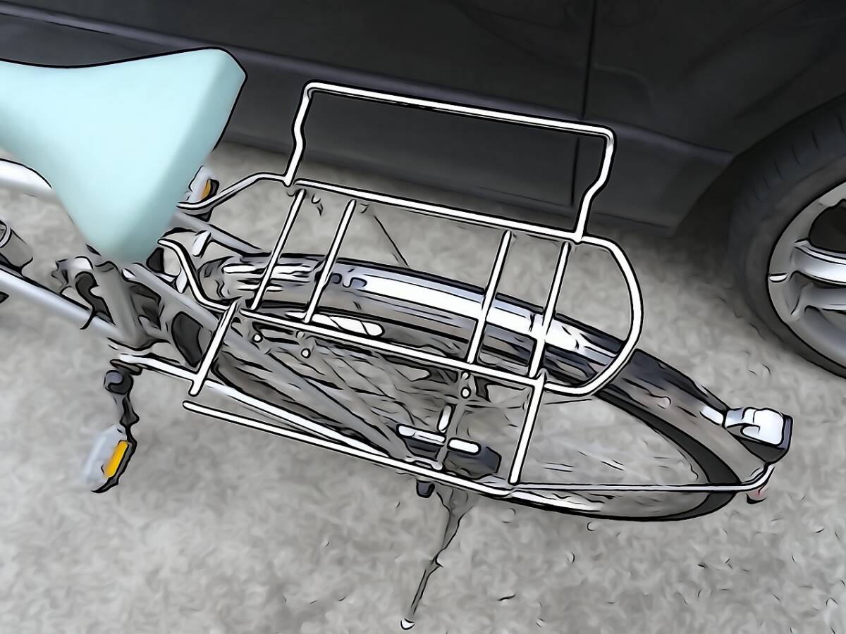 （Nz024340）希少！ yamaguchi 自転車 campus mate 自転車 26インチ アンティーク レトロ 当時物 _4