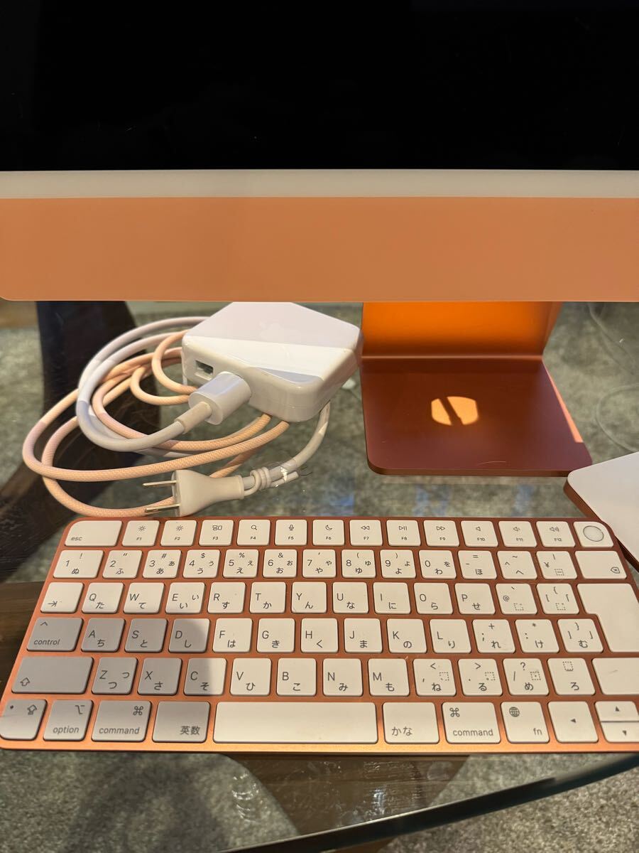 Apple】【iMac】24インチ、オレンジ、4,5K Retina ディスプレイモデル