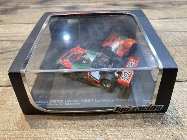 HPI 1/43 マツダ 787B '91 ルマン24時間優勝車 55 オレンジ×グリーン