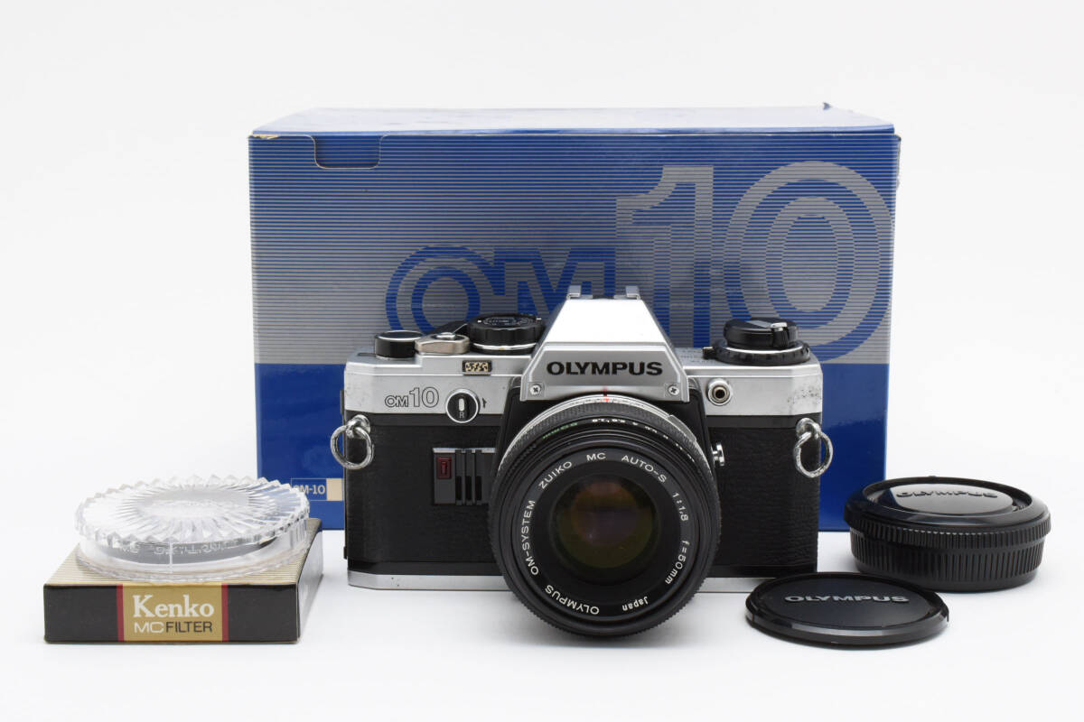 オリンパス 元箱 Olympus OM10 Zuiko Auto-s 50mm f1.8 フィルムカメラ