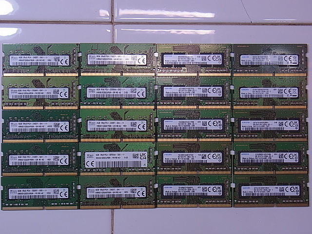 □格安提供品II□即単1150円□DDR4□8GB□20枚セット□メーカー混在□正常PC⇒抜取品□即日発送□送料800円□同梱可能_1