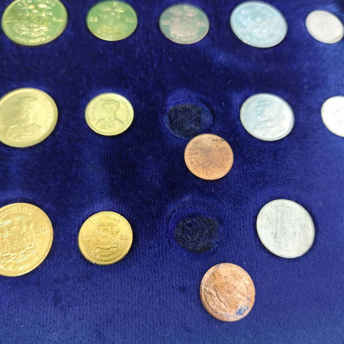 【TG0513？】世界のコイン タイバーツ コレクション 総重量 : 約648g_6