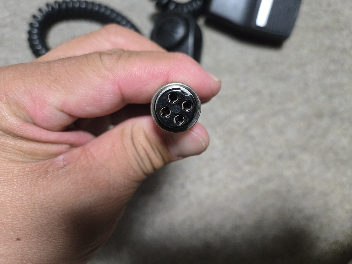 ハンドマイク　NASA純正マイク　CB無線　４ピンマイク_5