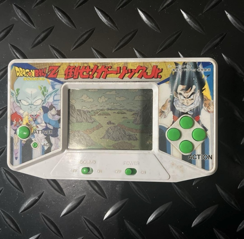 【希少　動作済】学研フロッガー＋ドラゴンボール倒せ！ガーリックJr.LSIゲーム 動作OK【1992年製】ドラゴンボールZ 〜倒せ! ガーリックjr. ポケット