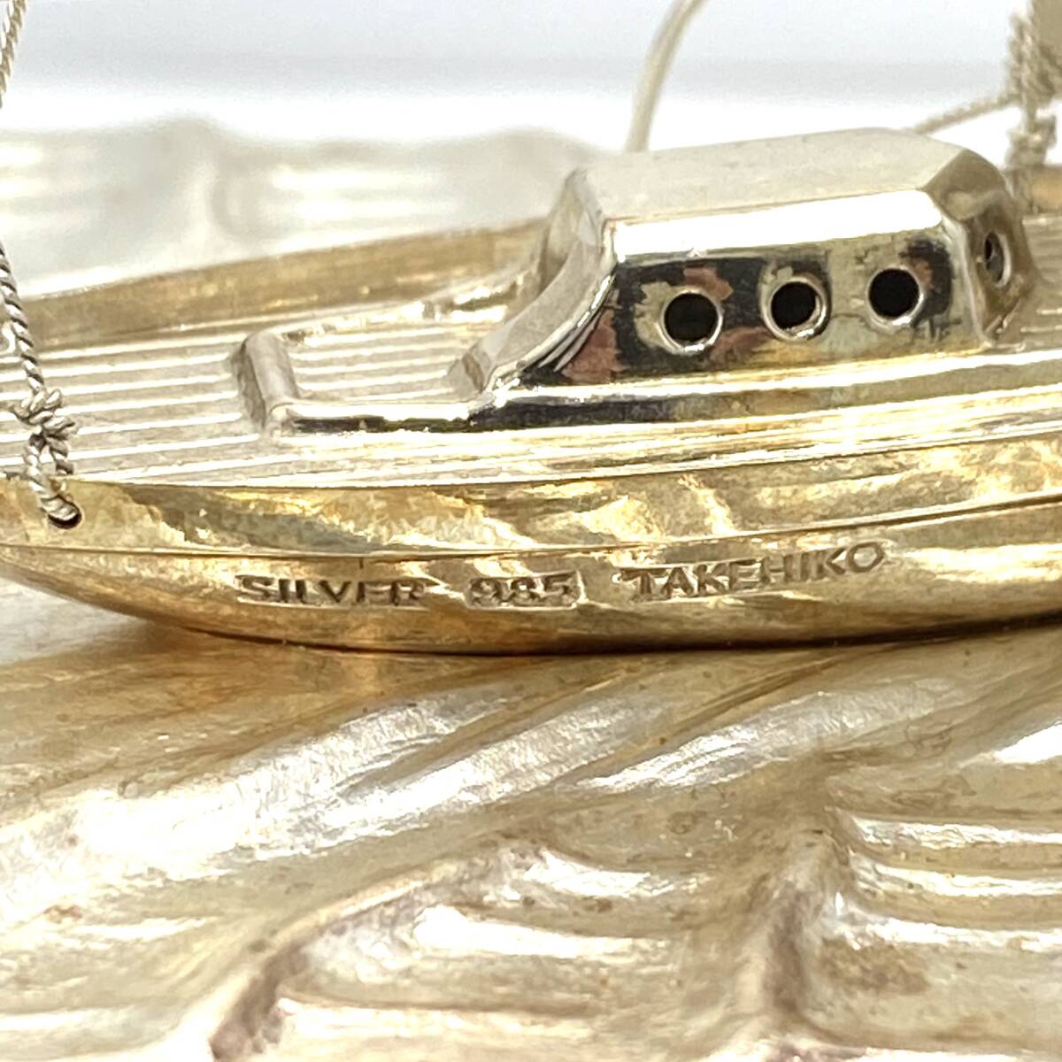 TAKEHIKO シルバー985 ヨット 金属工芸 記念品