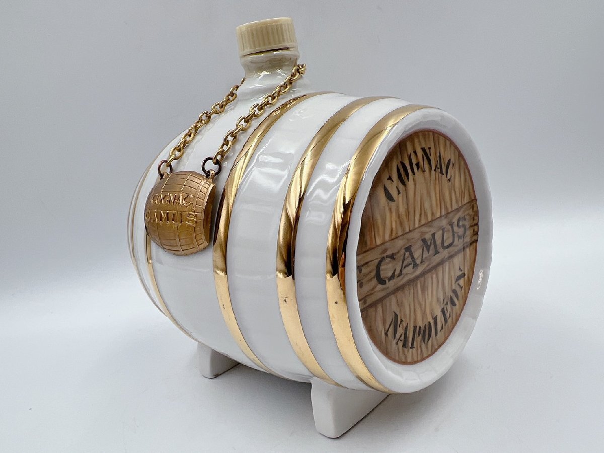 未開栓】CAMUS NAPOLEON カミュナポレオン 白樽 陶器ボトル ブランデー