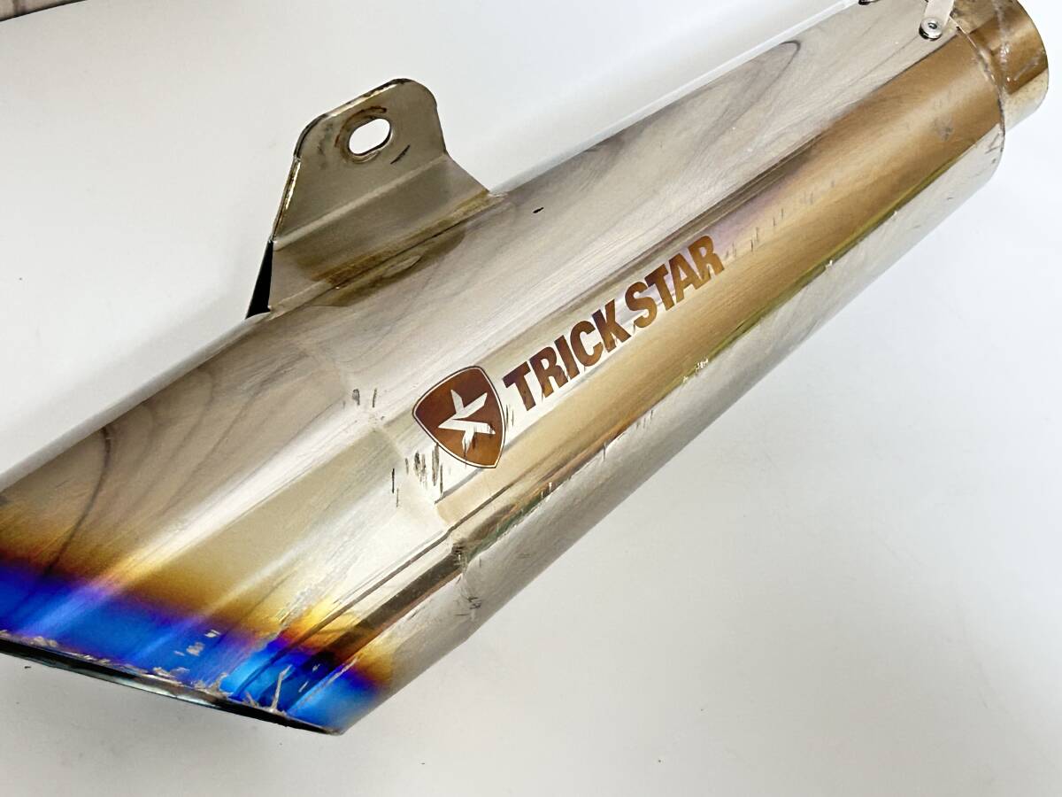 良品！希少！ トリックスター チタン レーシング サイレンサー 差込口