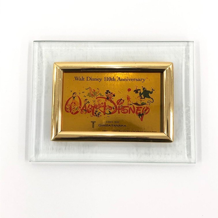 GINZA TANAKA 純金 1g ディズニー 2012年カレンダー GINZA TANAKA 2012 Gold Calendar Walt Disney 110th Anniversary 純金