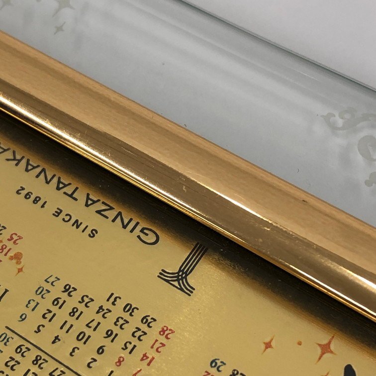 GINZA TANAKA 2012 Gold Calendar Walt Disney 110th Anniversary 純金