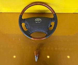 トヨタ セルシオ UCF30 UCF31 ステアリング ハンドル ウッドコンビ 本体 ホーンパッド ギ