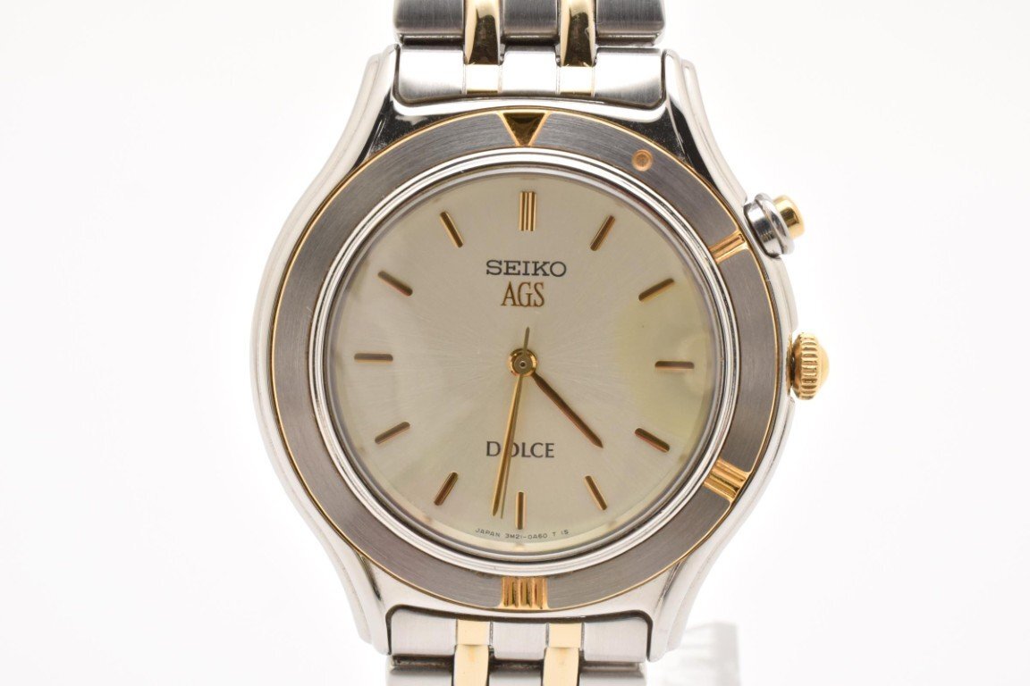 SEIKO AGS DOLCE セイコー ドルチェ クォーツ ラウンド 腕時計 メンズ