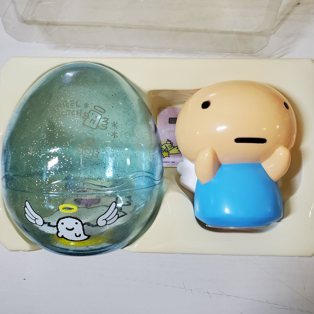 △ち936【送80】1円～ てんしっちのたまごっち ぷくてん ユタカ 貯金箱