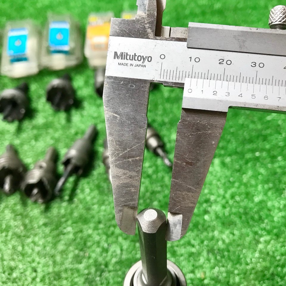 悦蒼e715 ミヤナガ 他 ■ホールソー/深穴ホールソー サイズ(φ15/16/18/22/25/27/30/32/34/71)等 取説付き ★計12点セット_6