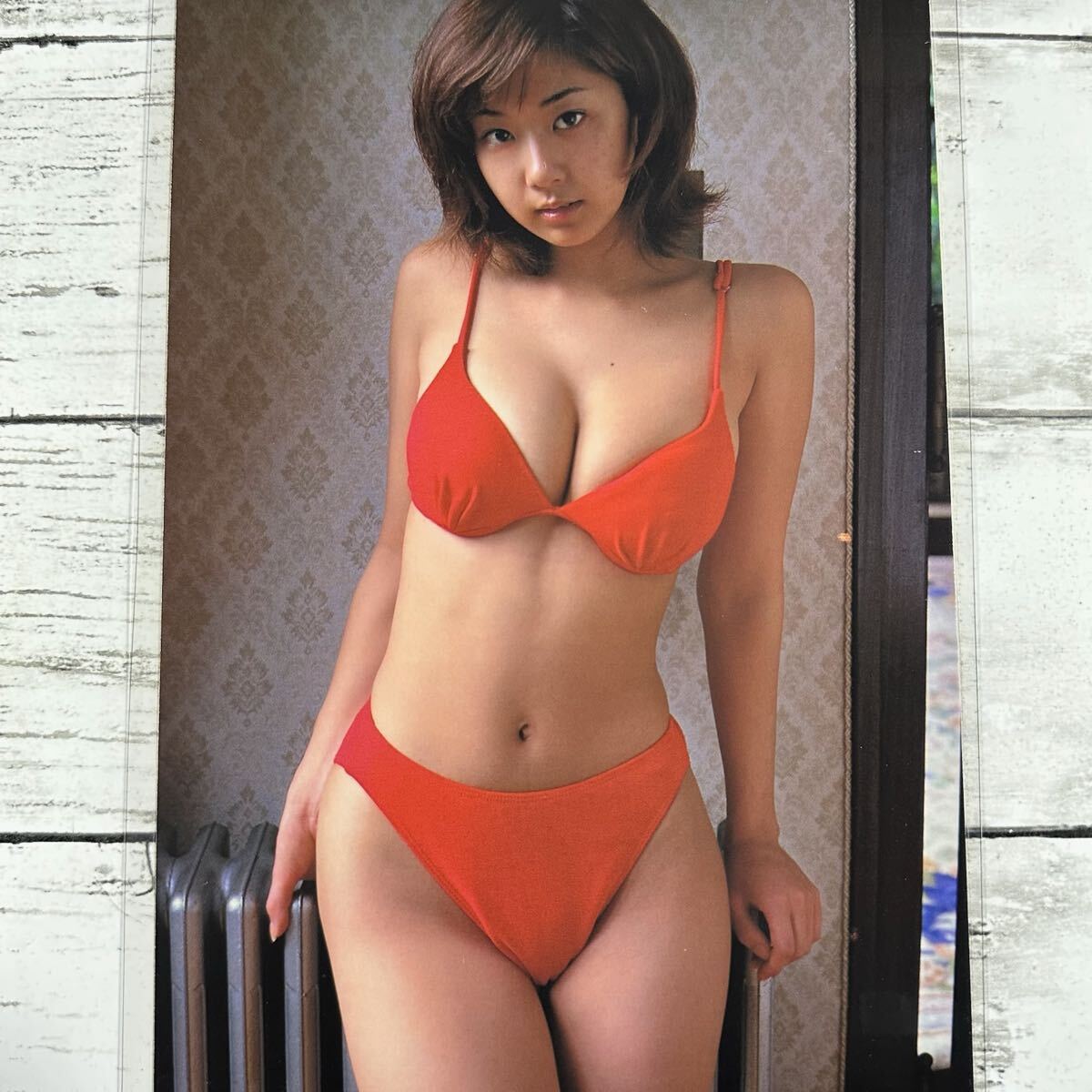 高品質ラミネート処理][ 優香 ] 雑誌 切り抜き 8P B5 フィルム 水着 