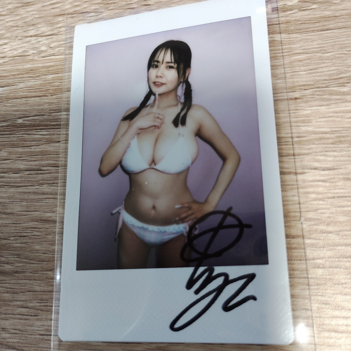 田野優さん 撮影会直筆サイン入りチェキ2枚セット①(サイン)｜売買され