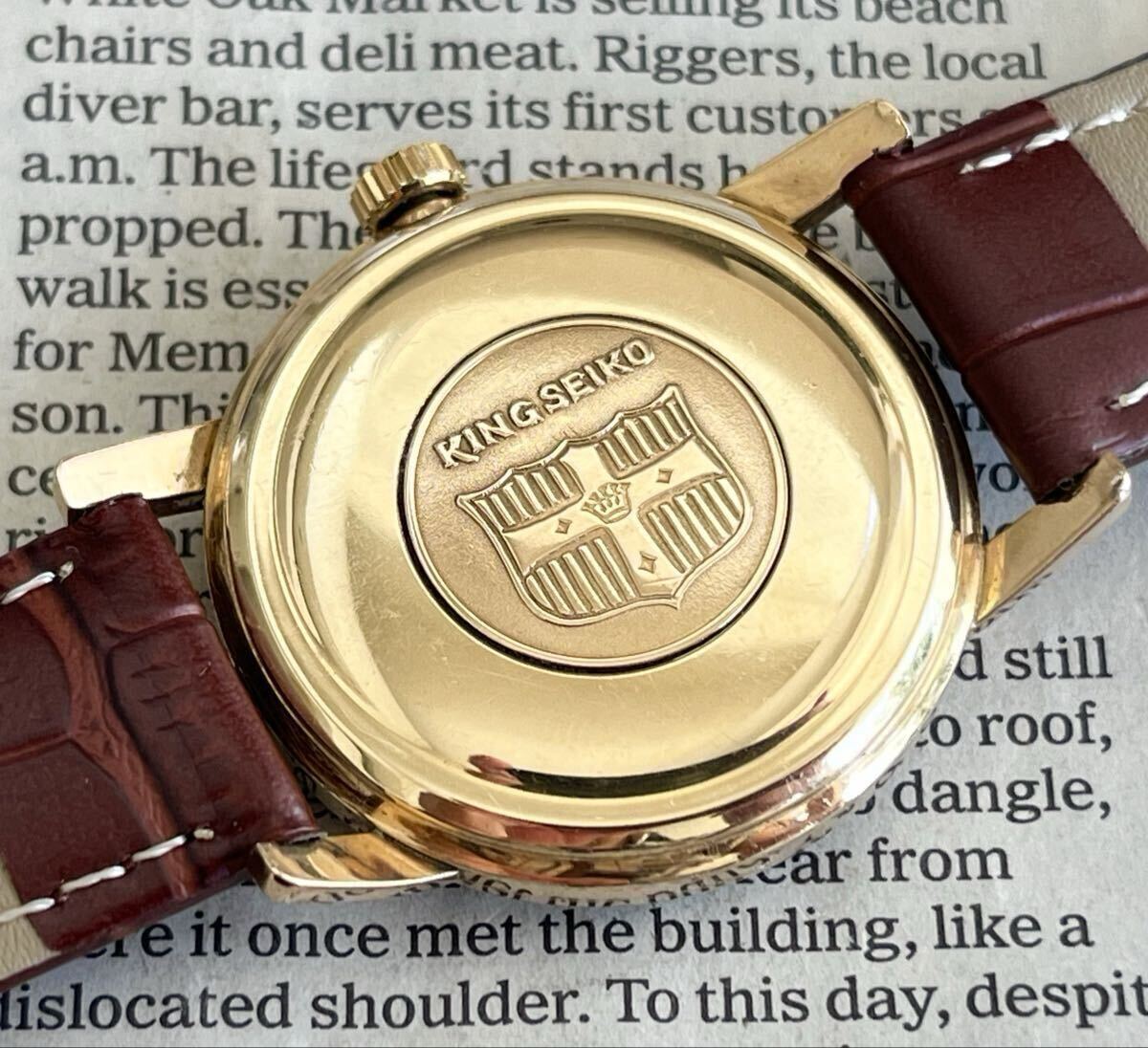 KINGSEIKO キングセイコー ファースト ティファニーブルー文字盤 14K金
