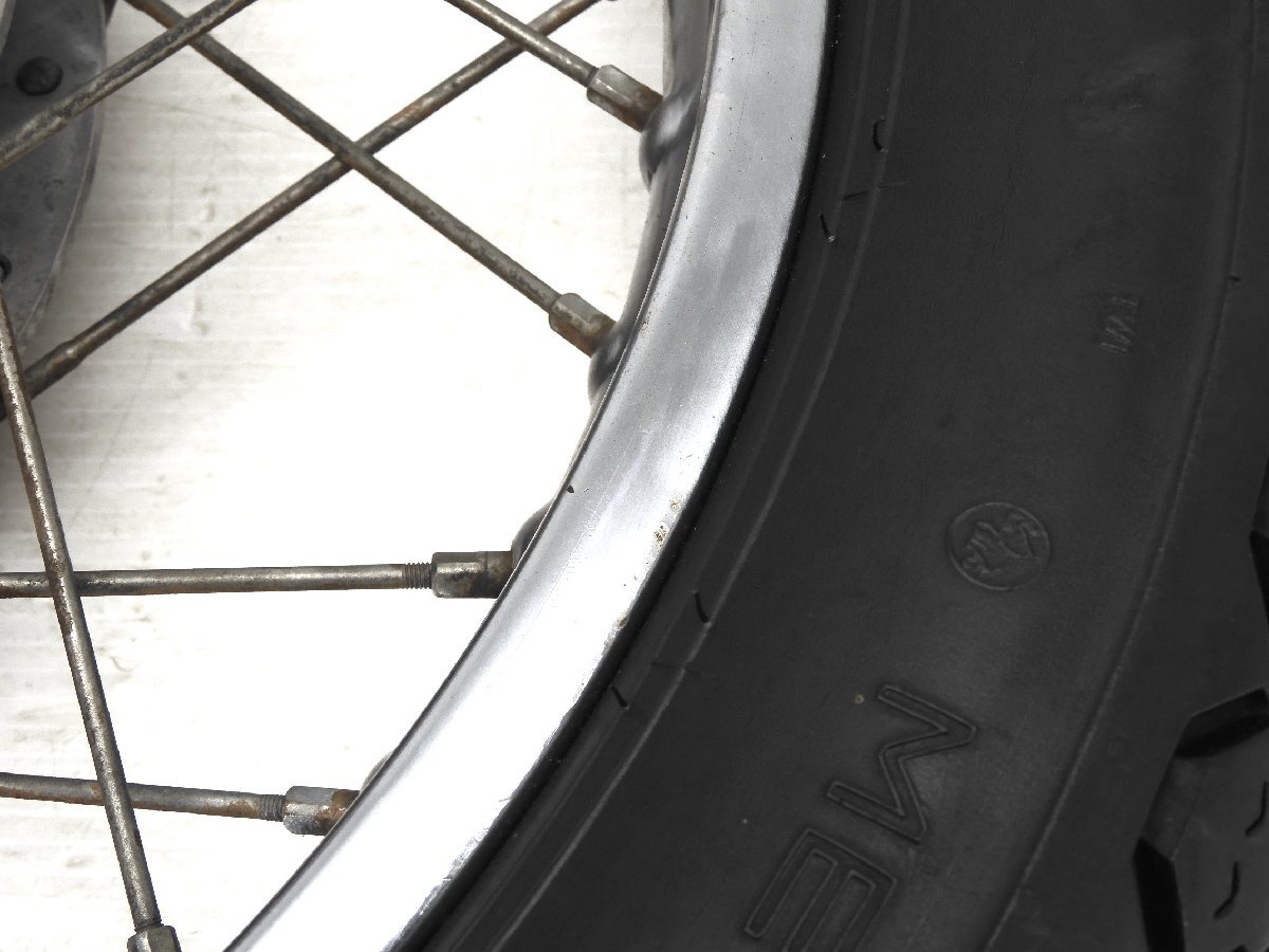 160@1056 評価A GS750 GS750D 当時物 純正 TAKASAGO タカサゴ スパーク リア ホイール 2.15×18 7C ...