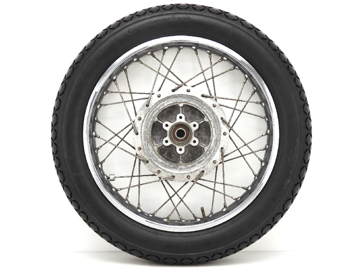 160@1056 評価A GS750 GS750D 当時物 純正 TAKASAGO タカサゴ スパーク リア ホイール 2.15×18 7C ...