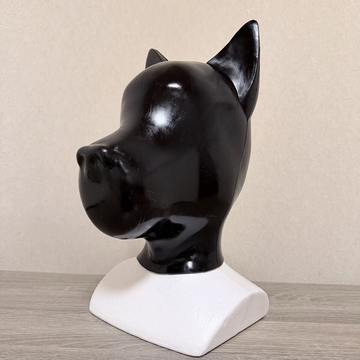 ラバーマスク 犬ヘッド 着ぐるみ アトラク Rare Latex Wolf Head