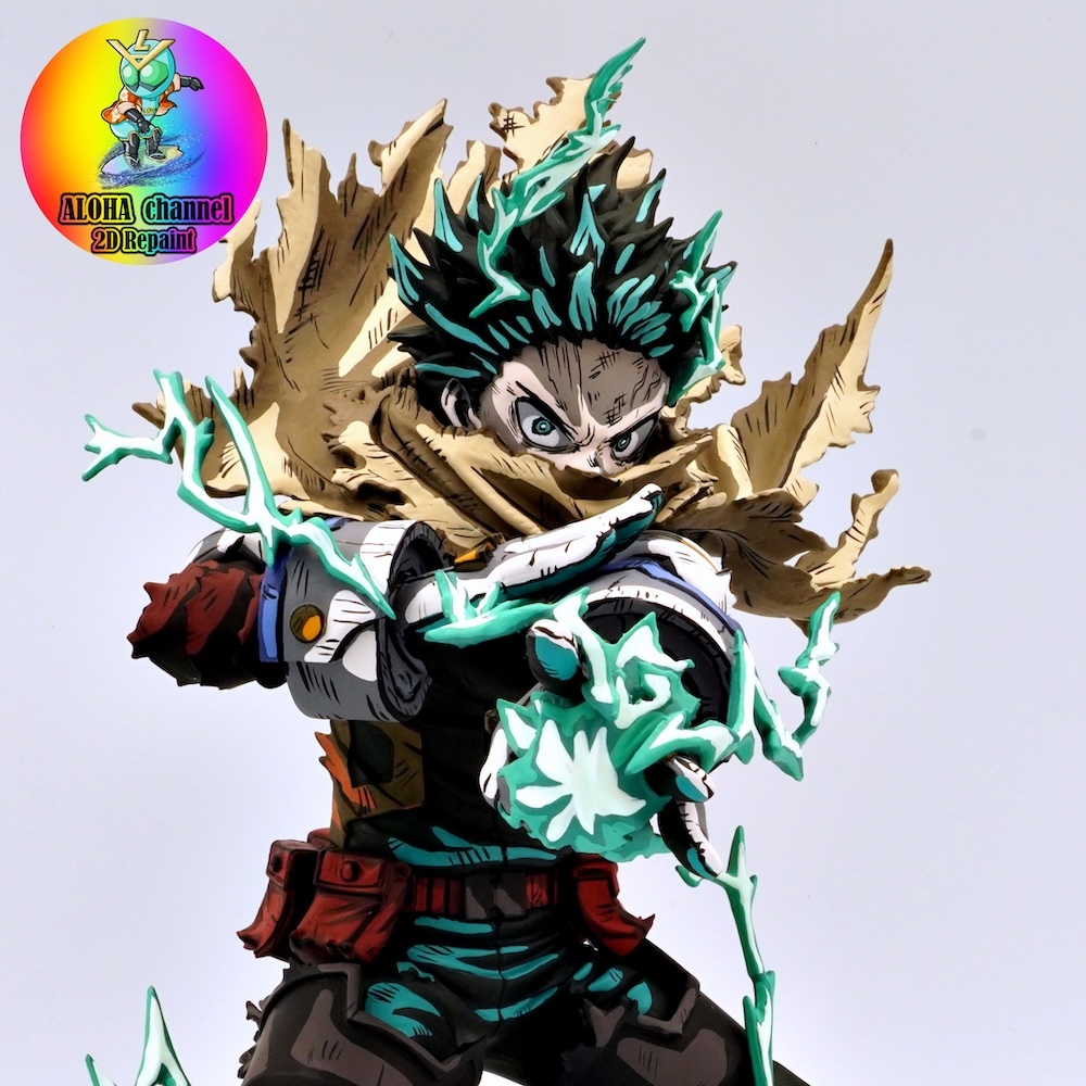 僕のヒーローアカデミア 緑谷出久 フィギュア フルリペイント 二次元