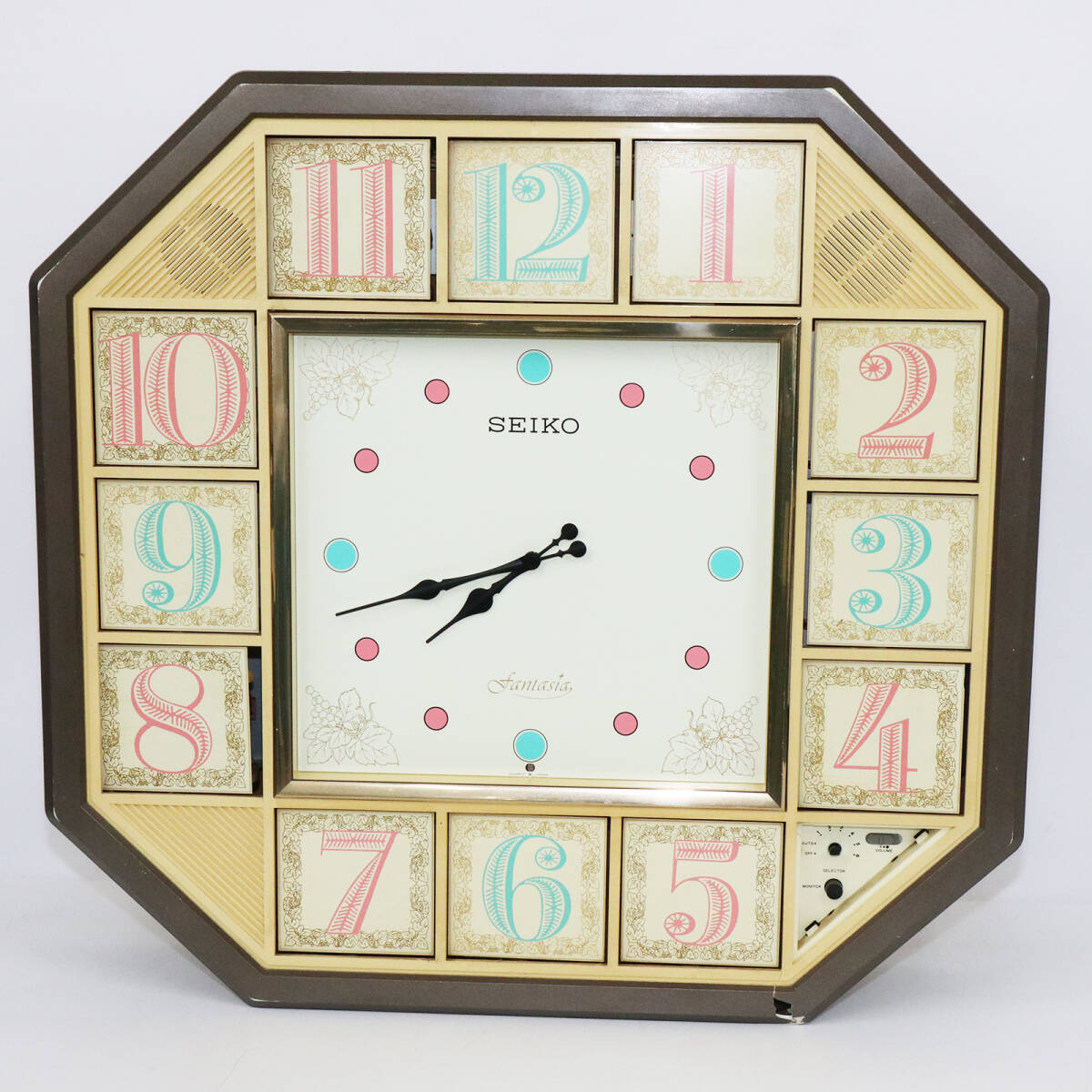 セイコー　ファンタジア からくり時計　re501b 状態良好　メンテナンス済み SEIKO セイコー ファンタジア RE501B 家庭用からくり時計 壁掛け時計
