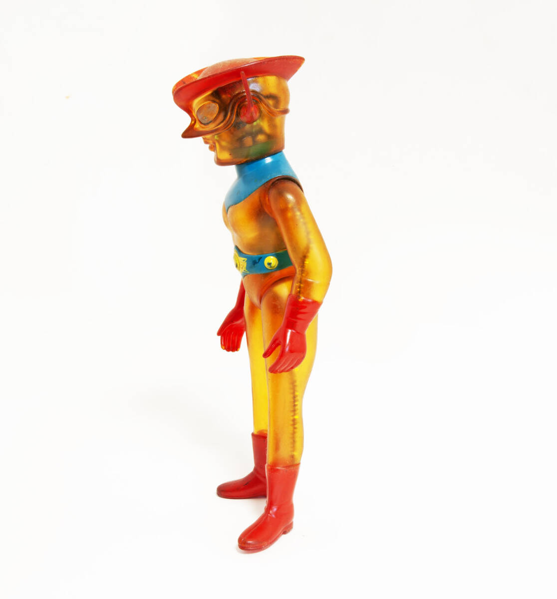 レッドマン ソフビ 当時物 レッドマン クリア 当時物 ソフビ 約29cm ブルマァク製 マルサン