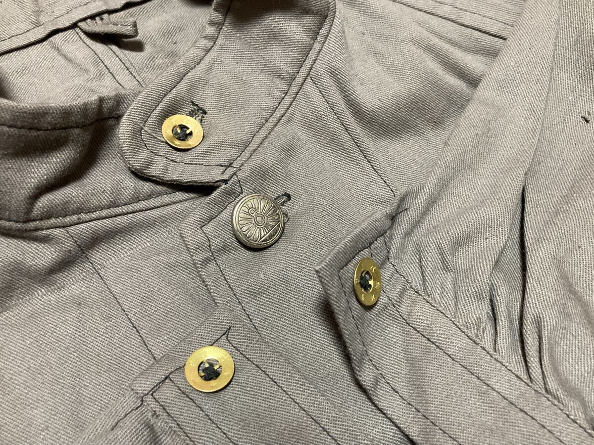 ☆実物 鉄道省 仕業服 ナッパ服 作業服 昭和13年製造品☆制帽帽子