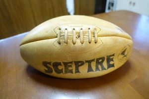 ラグビーボール　セプター　モデル1000　ブラウン　ジャンク　