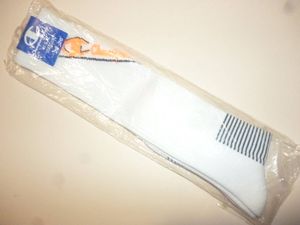 チャンピオン バスケ ハイソックス バッソク 蛍光 オレンジ色・灰色 斜め文字 マーク 派