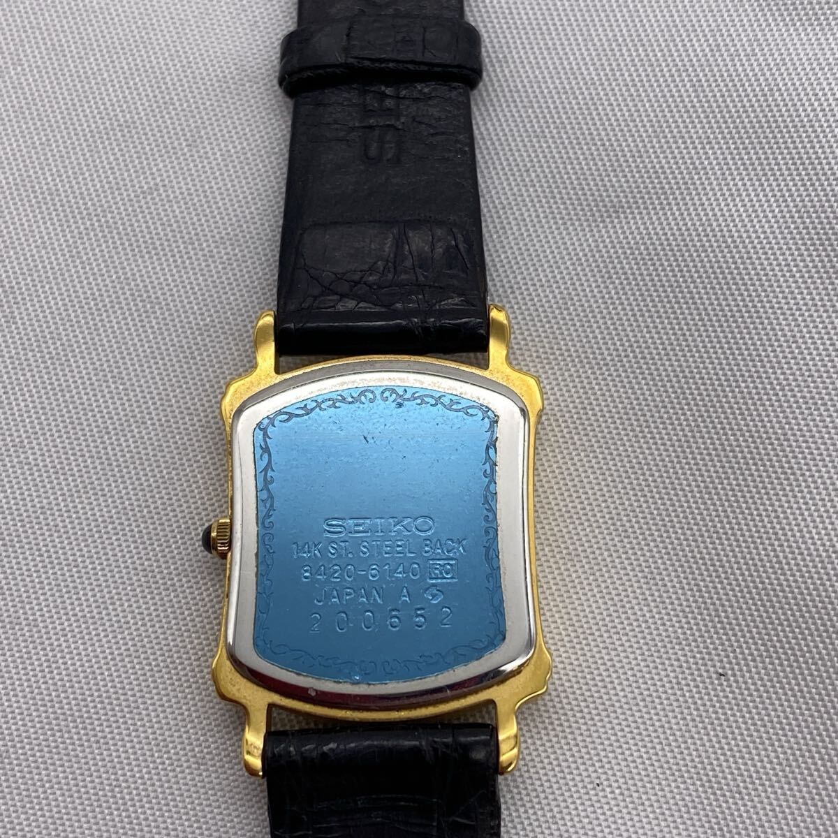 X-97 SEIKO セイコー 腕時計 EXCELINE エクセリーヌ 14K ST 8420-6140 