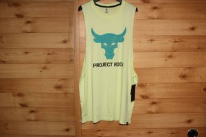 未使用　LG　色391　アンダーアーマー　プロジェクトロック ブラフマ ブル タンクトップ