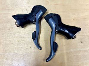 中古 SHIMANO Claris ST-2400 デュアルコントロールレバー 2×8s 左右セット 重量実測493