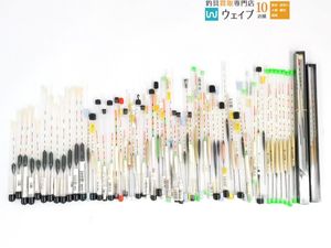 ヘラウキ へら浮子 銀扇・彩羽・春風・水明・水草作・鮒師 等 63点 未使用品