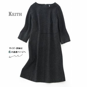 美品★素敵386★KEITHキース★44size/13号★ワンピースR022