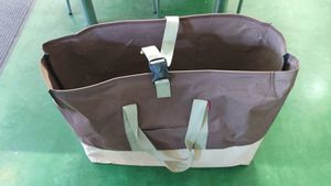 1円スタート！ 中古 キャプテンスタッグ(CAPTAIN STAG) 大型収納 トートバッグ 75リット