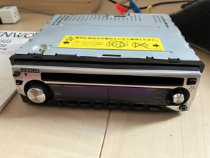 ジャンク　KENWOOD ケンウッド 1DIN CDデッキ 電源ハーネス付き E323 取説付き