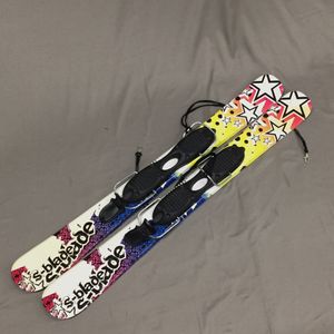 S-blade ショートスキー スキー板 全長100cm ビンディング付き 1FM25