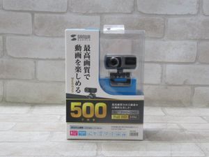 Ω 新H 0317◆ 未使用品 Sanwa Supply サンワサプライ【 CMS-V40BK 】フルHD対応 500万画